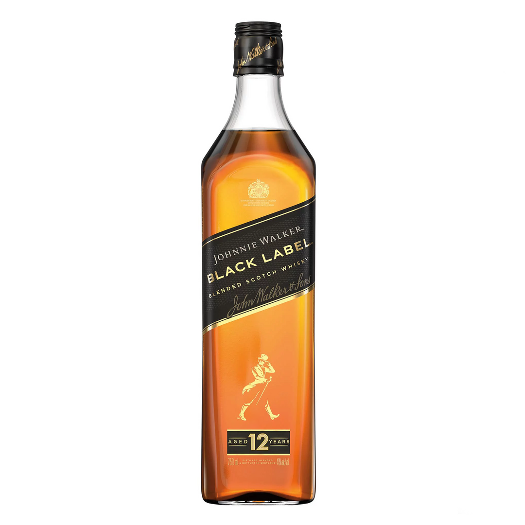 Johnnie Walker Black Label Blended Scotch Whisky - 750ml