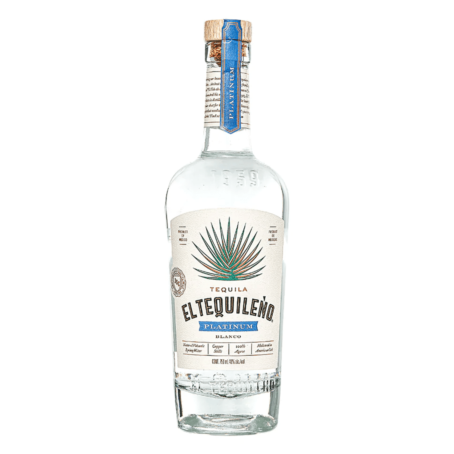El Tequileño Platinum Blanco Tequila 750ml - Liquor Boutique
