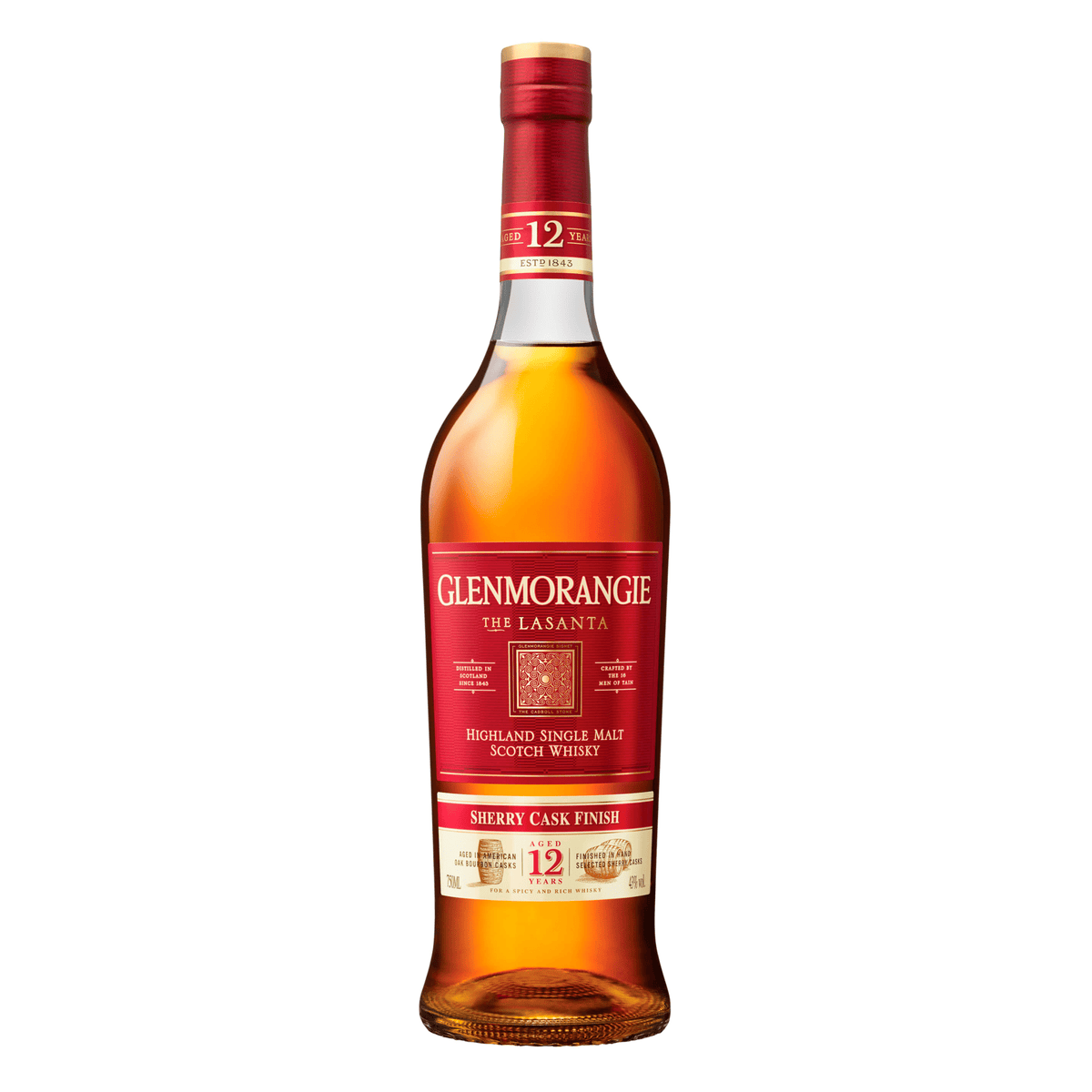 Glenmorangie 12 Year Lasanta Highland Single Malt Scotch Whisky - Liquor Boutique