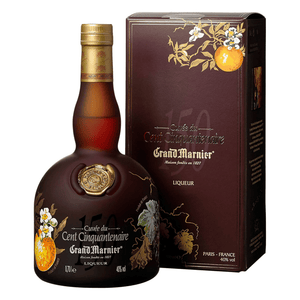 Grand Marnier Cuvée Spéciale Cent Cinquantenaire 150th Anniversary Liqueur “Hand Painted” - Liquor Boutique