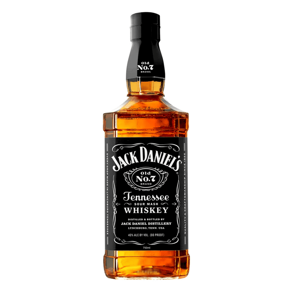 Jack Daniel's Old No. 7 Sour Mash Tennessee Whiskey 750ml - Liquor Boutique