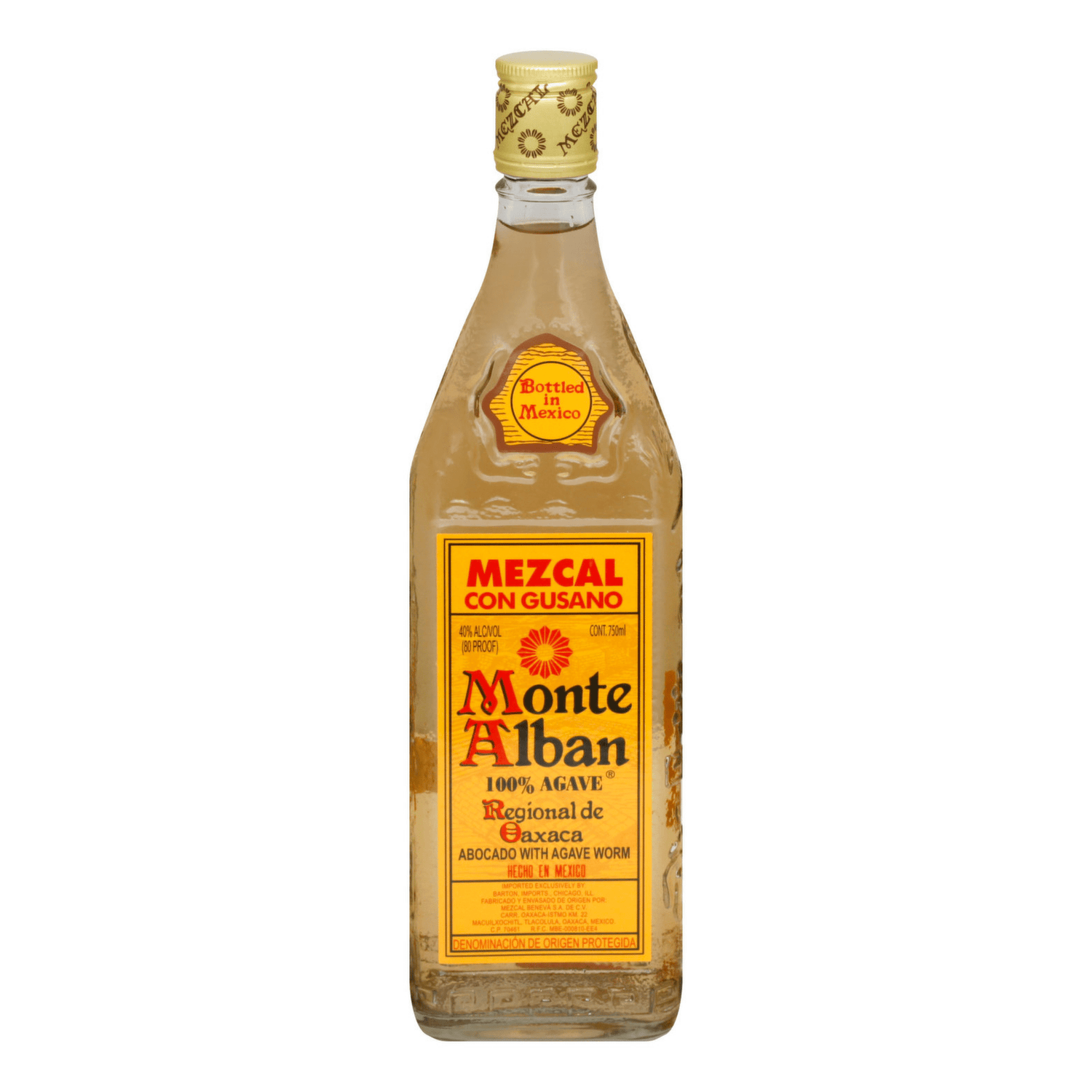 Monte Albán Mezcal con Gusano - Liquor Boutique