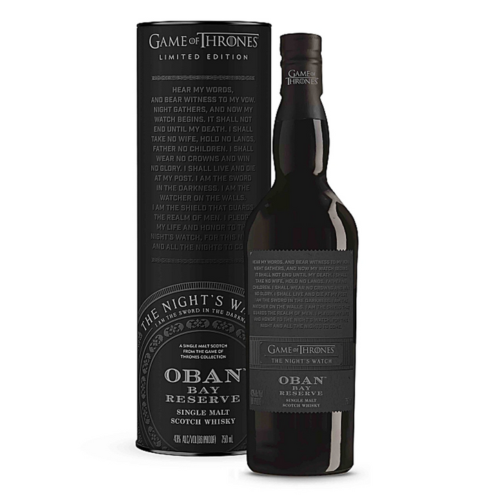 Oban Bay Reserve Game of Thrones "The Night's Watch" Scotch Whisky