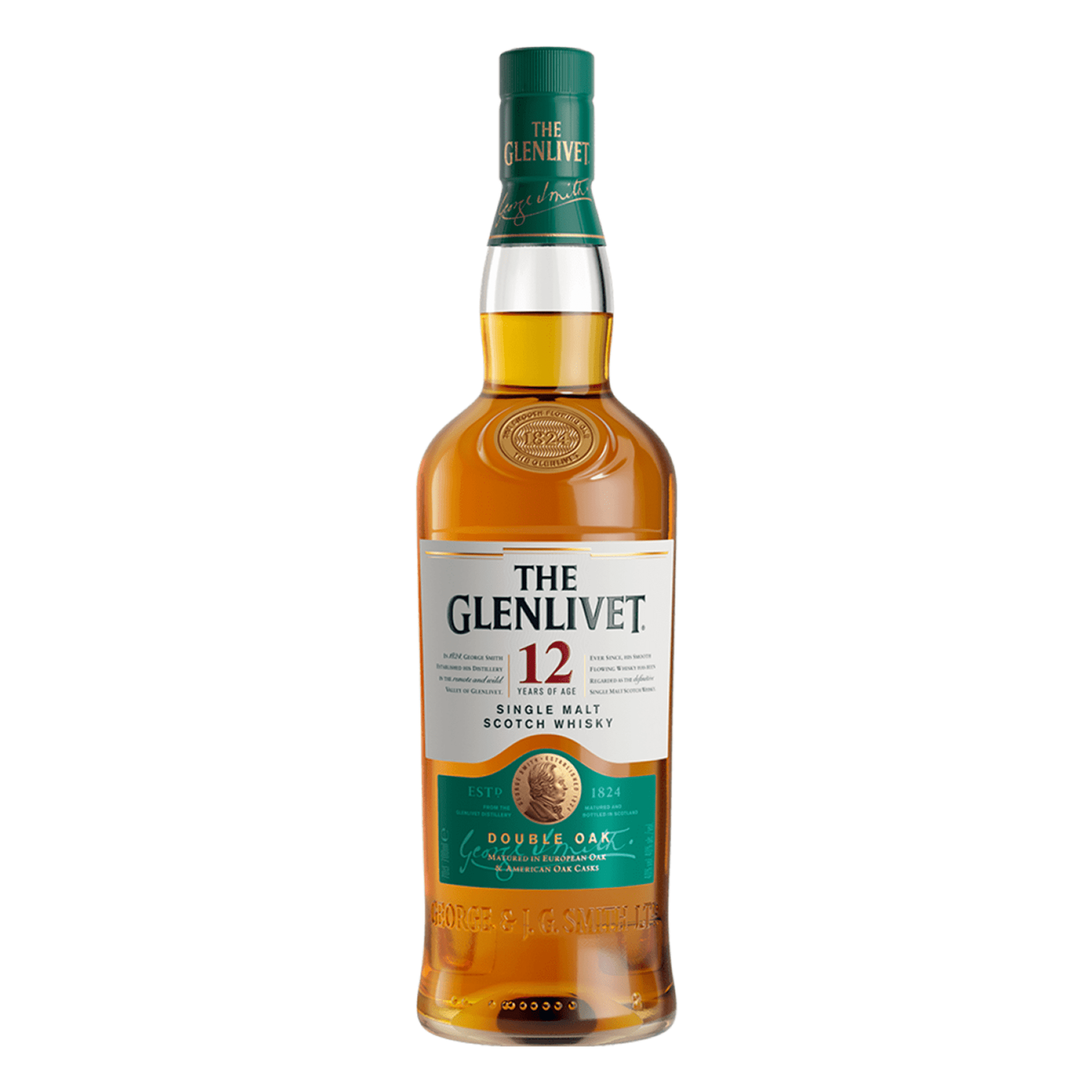 The Glenlivet 12 Year Old Double Oak Scotch Whisky - Liquor Boutique